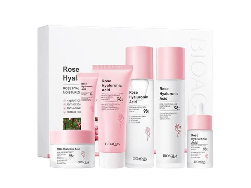 Kit facial de rosas bioaqua