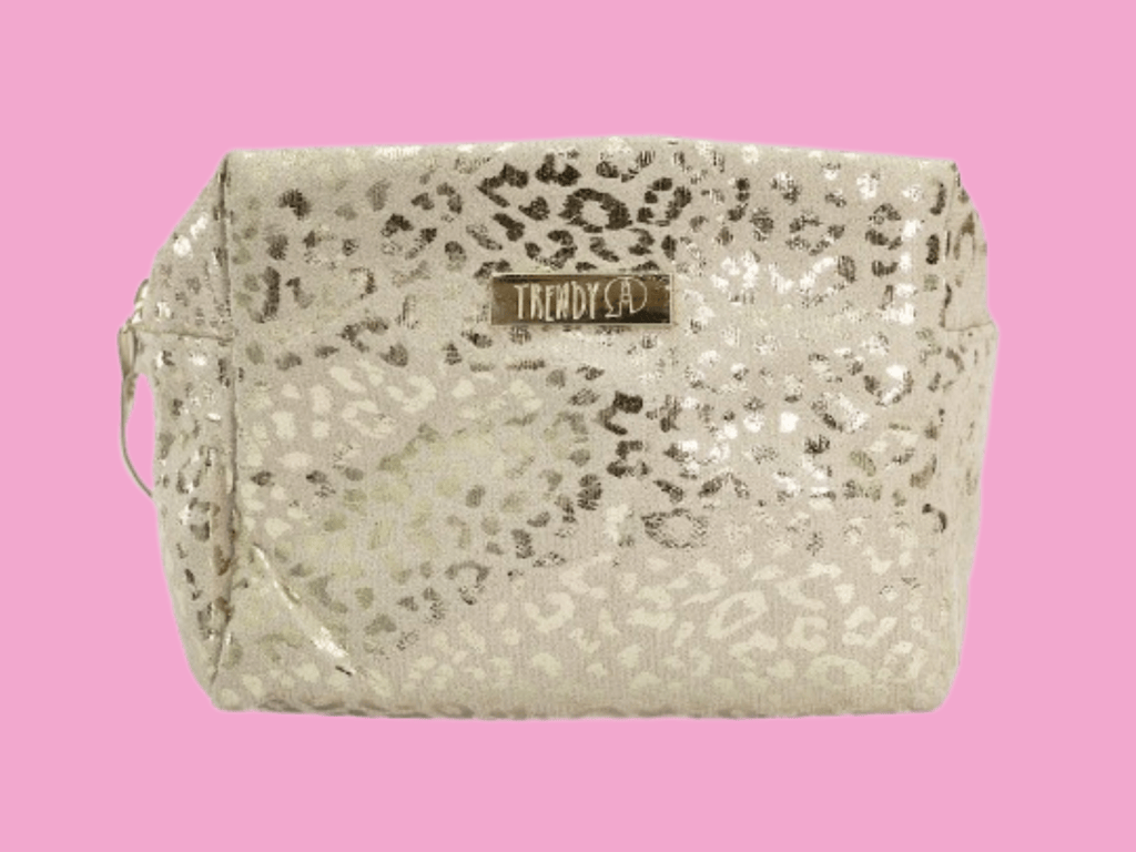 Cosmetiquera Dorada Trendy