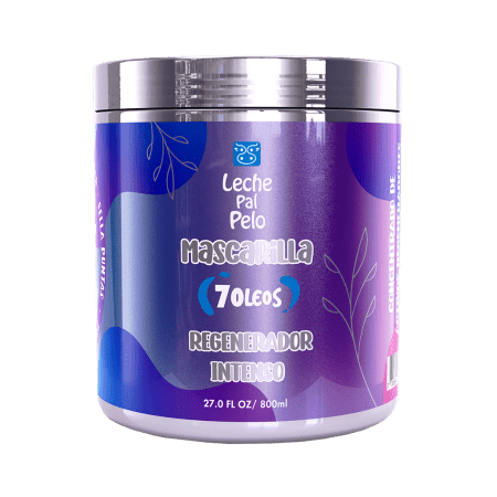 Mascarilla Capilar 7 Oleos x800ml Leche pal Pelo